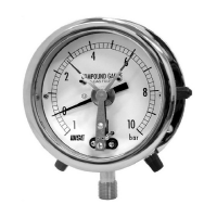 ELECTRICAL CONTACTS PRESSURE GAUGE WITH Cr PLATED Zn CASE