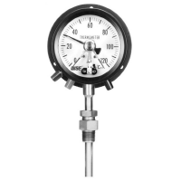 DIRECT READING THERMOMETER With Aluminum case and Electrical Contact